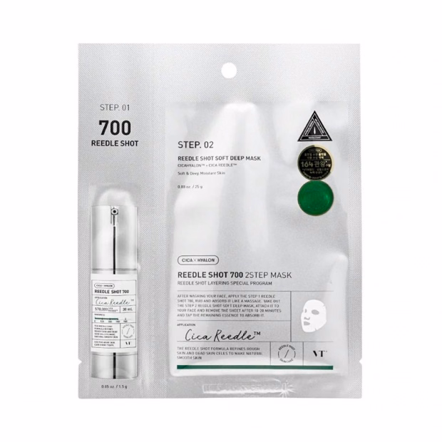 Máscara Facial VT Cosmetics Reedle Shot 700 2-Passos