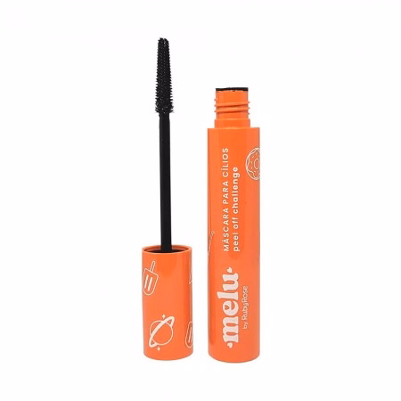 Máscara para Cílios Ruby Rose Melu Peel Off Challenge Preto 14,5g