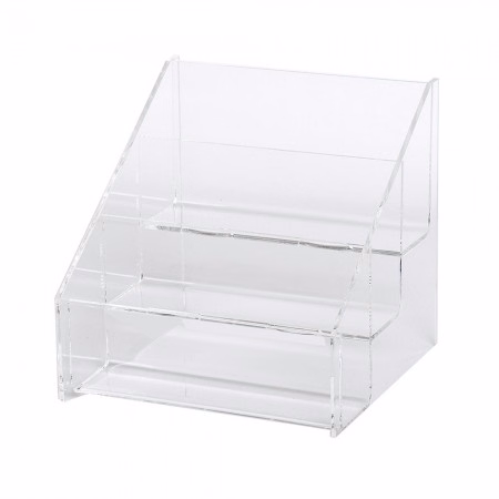 Organizador de Maquiagem e Cosméticos em Acrílico Cristal 3 Andares No.05