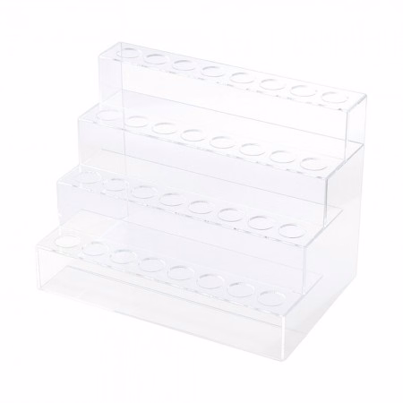 Organizador em Acrílico Porta Batons e Decants de Perfume 32 Divisórias Aurvan Elegance