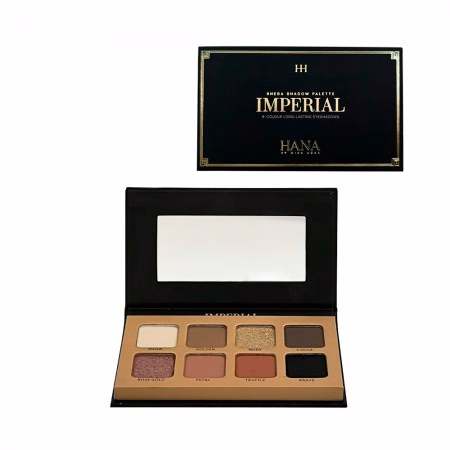 Paleta de Sombras Miss Rôse HANA Imperial 7001-028M 8 Cores