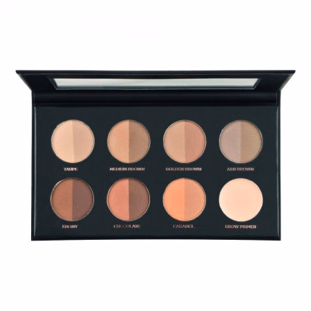 Paleta para Sobrancelhas Ruby Rose HB-9354 7 Tons Duos + 1 Primer