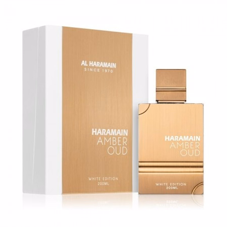 Perfume Al Haramain  Amber Oud White EDP Unissex 200ml