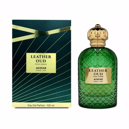 Perfume Anfar Leather Oud Eau de Parfum Masculino 100ml