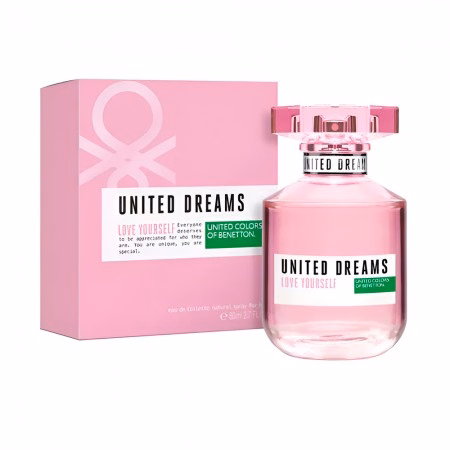 Perfume Benetton United Dreams Love Yourself Eau de Toilette Feminino 80ml