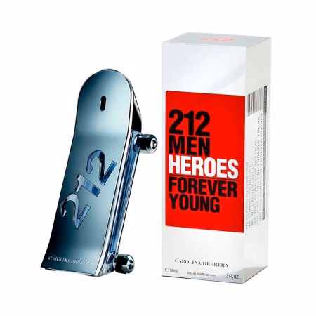Perfume Carolina Herrera 212 Men Heroes Forever Young EDT Masculi...
