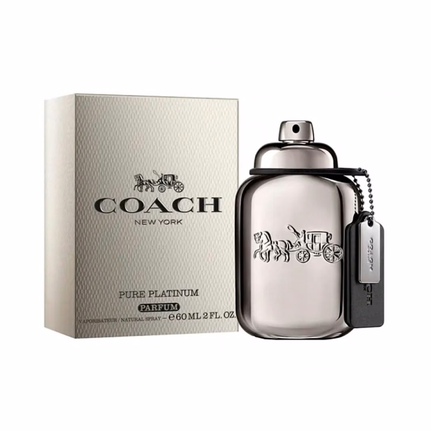 Perfume Coach Pure Platinum Parfum Masculino 60ml