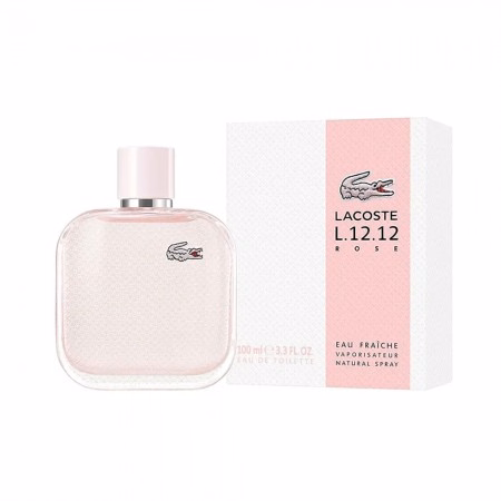 Perfume Lacoste L.12.12 Rose EAU Fraîche EDT Feminino 100ml