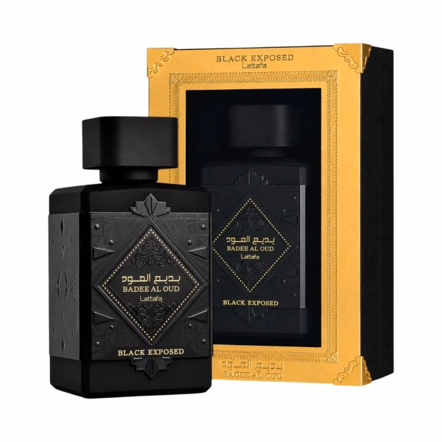 Perfume Lattafa Badee Al Oud Black Exposed Unissex 100ml
