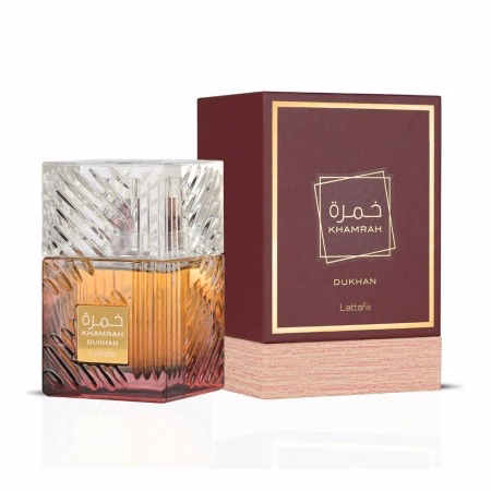 Perfume Lattafa Khamrah Dukhan EDP Unissex 100ml