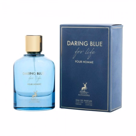 Perfume Maison Alhambra Daring Blue for Life EDP Masculino 100ml