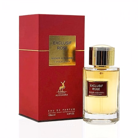 Perfume Maison Alhambra Exclusif Rose Eau de Parfum Unissex 100ml