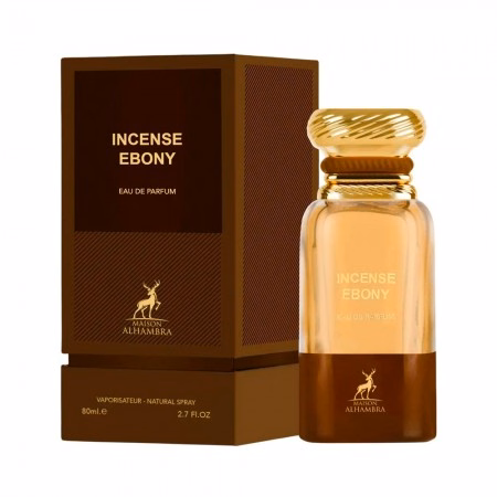 Perfume Maison Alhambra Incense Ebony EDP Unissex 80ml