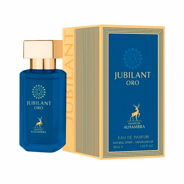 Perfume Mini Maison Alhambra Jubilant Oro EDP Masculino 30ml