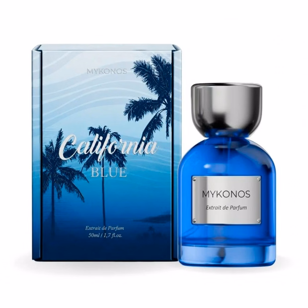 Perfume Mykonos California Blue Extrait de Parfum Unissex 50ml