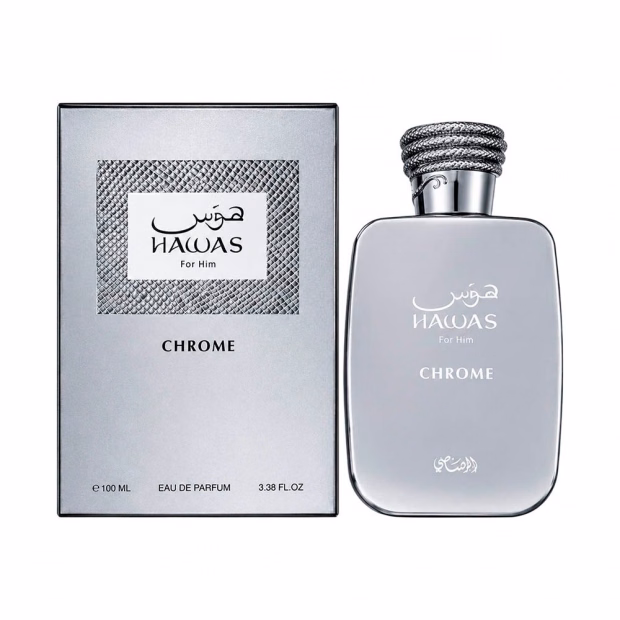 Perfume Rasasi Hawas Chrome EDP Masculino 100ml
