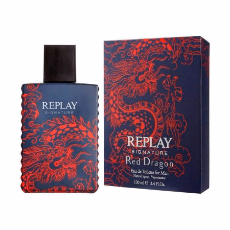 Perfume Replay Signature Red Dragon EDT Masculino 100ml