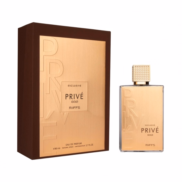 Perfume Riiffs Exclusive Privé Gold EDP Masculino 80ml