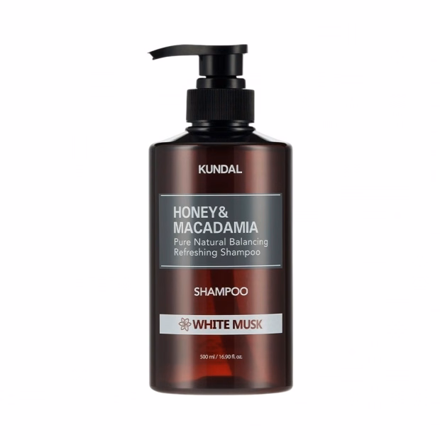 Shampoo Kundal Honey & Macadamia Pure Natural Balancing Refreshing White Musk Unissex 500ml