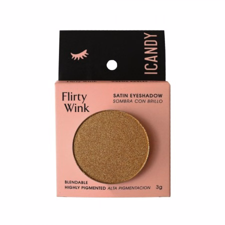 Sombra Individual iCandy Refil Flirty Wink 156 Crème Brûlée 3g