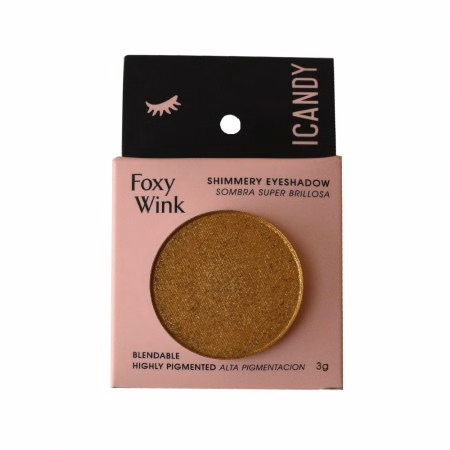 Sombra Refil Foxy Wink 301 Quindim Acabamento Cintilante Icandy 3g