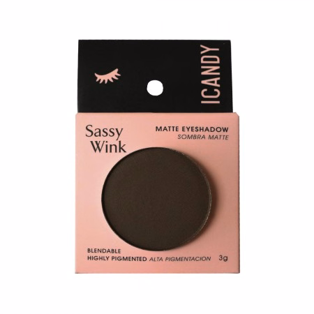 Sombra Compacta iCandy Refil Sassy Wink 217 Bitter Chocolate Matte 3g