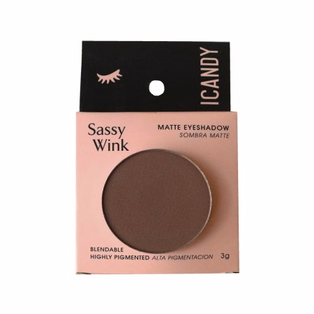 Sombra Refil Icandy Sassy Wink Matte Hot 42 Cocoa 3g