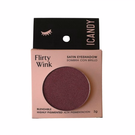 Sombra Individual Refil Icandy Flirty Wink 167 Cherries Jubilee 3g