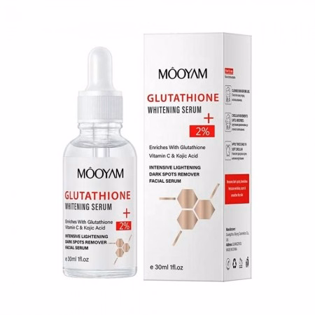 Sérum Facial Clareador Móoyam Glutathione 2% 30ml