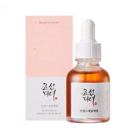 Sérum Facial Revitalizante Beauty of Joseon Ginseng + Snail Mucin 30ml