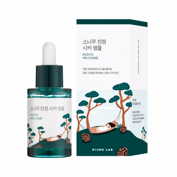 Sérum Facial Round Lab Pine Calming Cica Ampoule 30ml