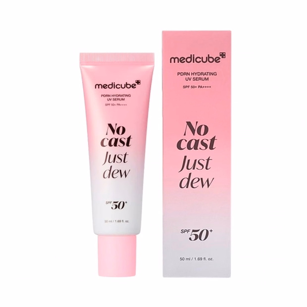 Sérum Protector Solar Medicube PDRN No Cast Just Dew SPF50+ 50ml