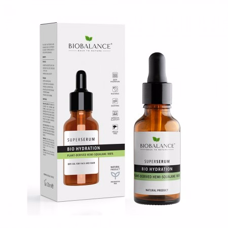 Sérum Hidratante Bio Balance Hemi-Esqualano 100% Pele e Cabelo 30ml