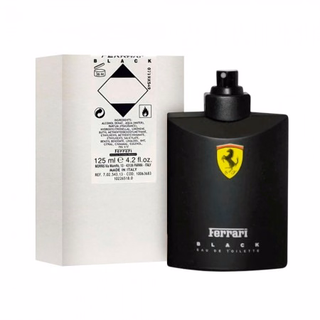 Tester Perfume Ferrari Black EDT Masculino 125ml