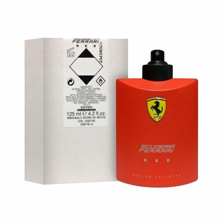 Tester Perfume Ferrari Scuderia Red EDT Masculino 125ml