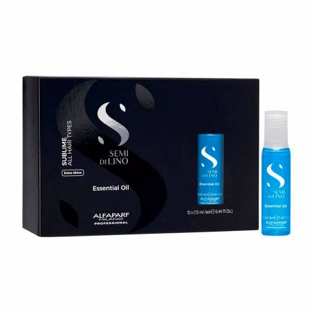 Tratamento Condicionador Alfaparf Milano Semi di Lino Sublime Essential Oil 12x13ml